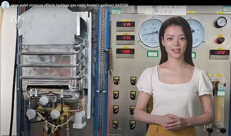 Kaip vandens slėgis veikia dujinio vandens šildytuvo be bako uždegimą?